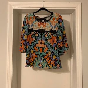 Anthropologie Maeve Floral Blouse